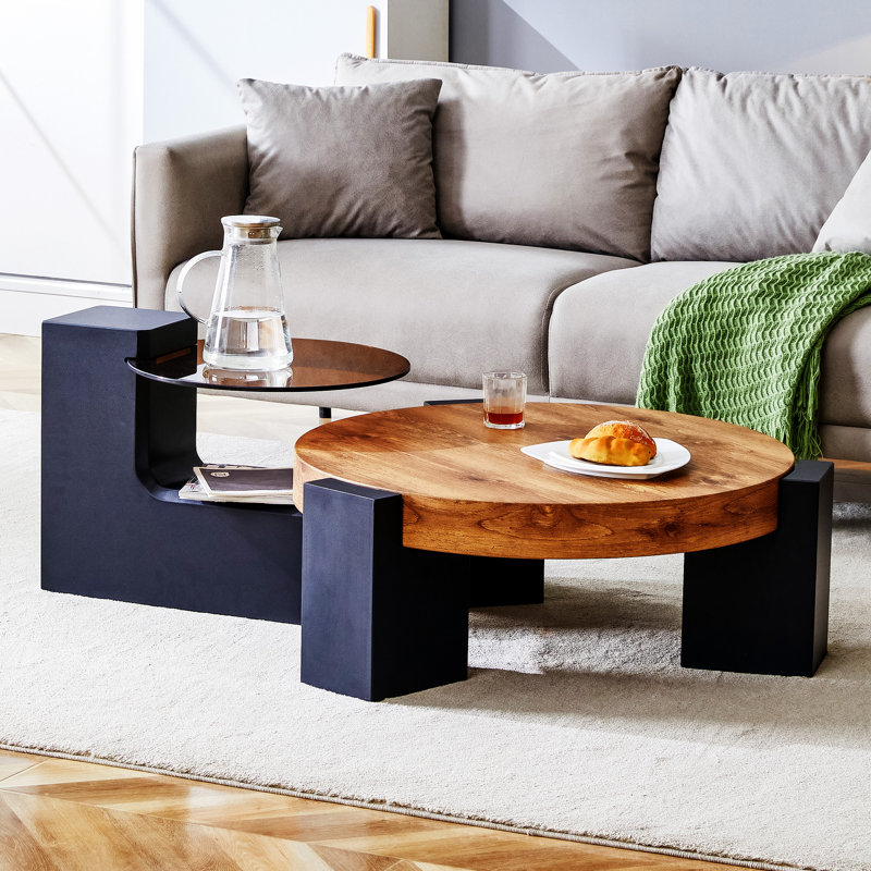 Wrought Studio™ The Detachable Double-Decker Coffee Table